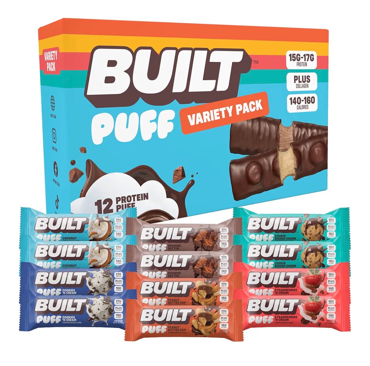 Built Bar Protein Bar Variety Pack